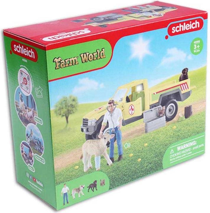 Actual product image Schleich Vet visit on the farm