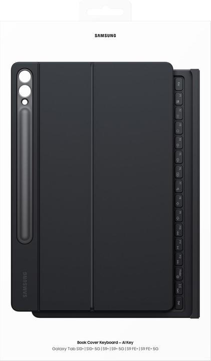 Actual product image Samsung Galaxy Book Cover Keyboard with AI (Eng. Int., Galaxy Tab S9+, Galaxy Tab S9 FE+)
