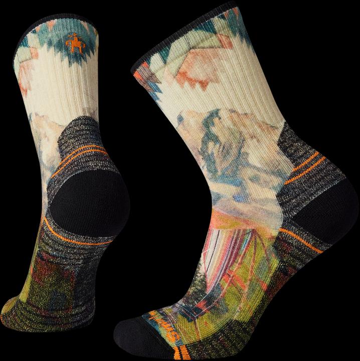 Actual product image Smartwool Performance Hike Light Mountain Print Socks (S)