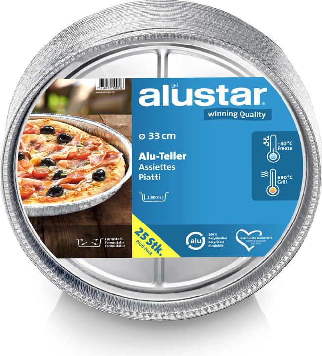 Immagine prodotto Alustar Stampo in alluminio rotondo Ø 33 cm / 1600 ml (33 cm)