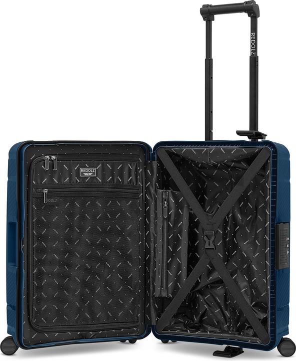 Immagine prodotto Redolz Essentials 15 Carrello da cabina a 4 ruote da 55 cm con fissaggio a tre punti (40 l, Bagaglio a mano (fino a 50 litri))