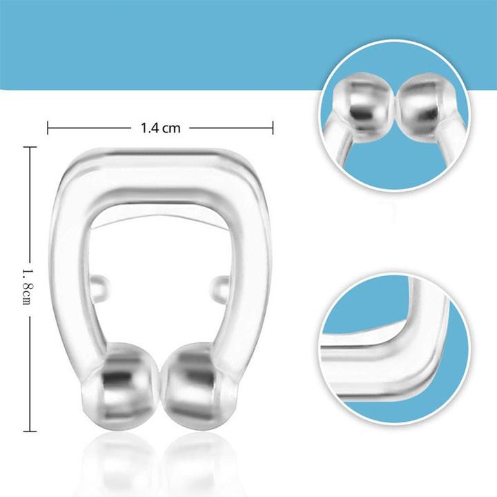 Actual product image Stride Magnetic anti-snoring nose clip