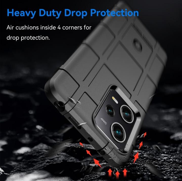 Actual product image Screenguard Xiaomi Redmi Note 12 Pro 5G Rugged Shield Cover (Xiaomi Redmi Note 12 Pro 5G)