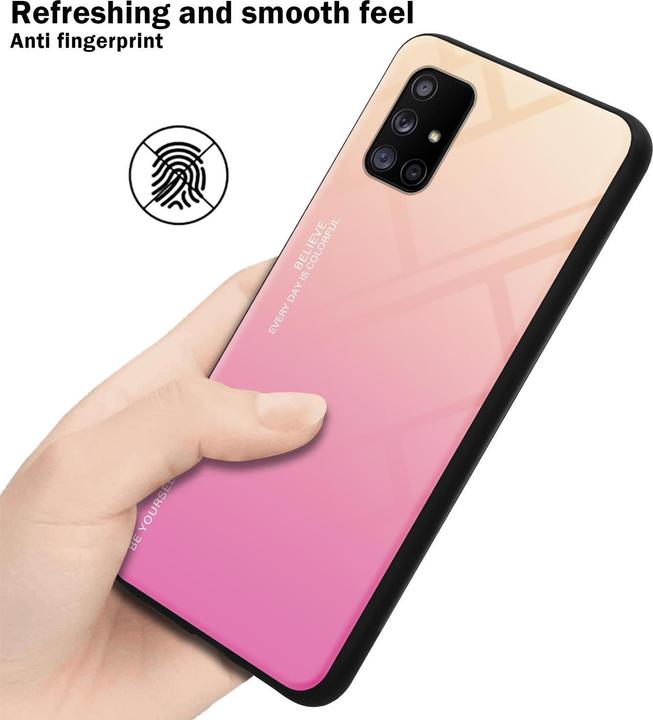 Actual product image Cadorabo TPU 2 colors glass cover (Samsung Galaxy A71 5G)