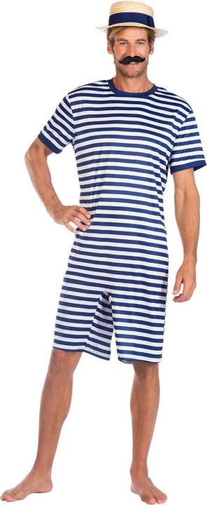 Produktbild Amscan Erwachsenenkostüm 1920er Schwimmanzug blau Grösse S (M/L)