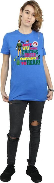 Immagine prodotto Elf Christmas Cheer Maglietta Ampia Donna (XL)