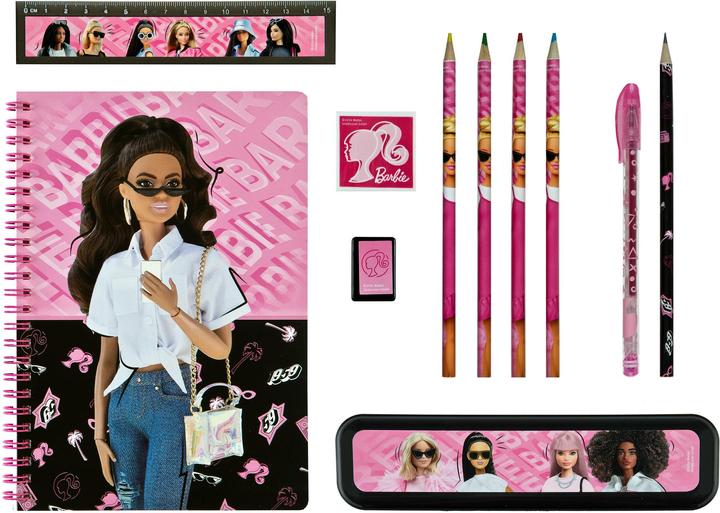 Actual product image Undercover Writing set Barbie 9-piece