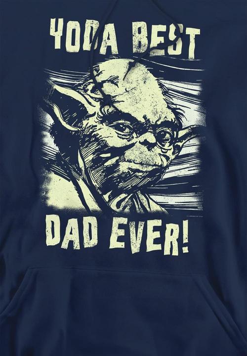Image du produit Star Wars - Sweat à capuche YODA BEST DAD - Homme (XXL)