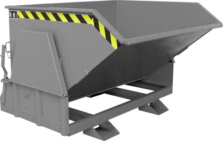 Produktbild eurokraft pro Kippbehälter, Standard-Bauhöhe, ohne Fahrwerk (1200 l)