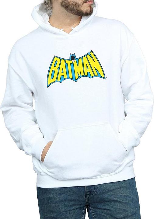 Immagine prodotto Batman Maglietta in cotone con logo retrò da uomo (L)