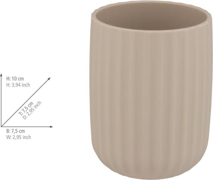 Actual product image Wenko Toothbrush mug Agropoli