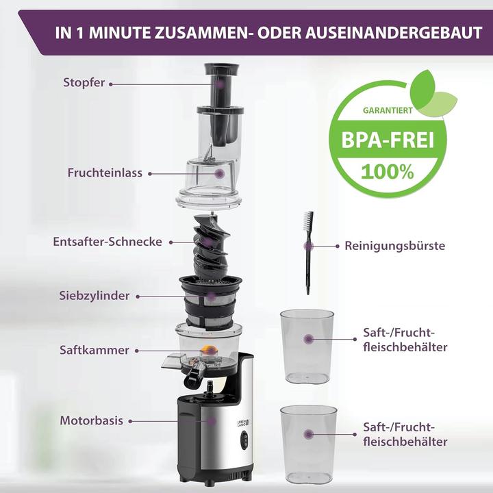 Produktbild Lebenlang Slow Juicer