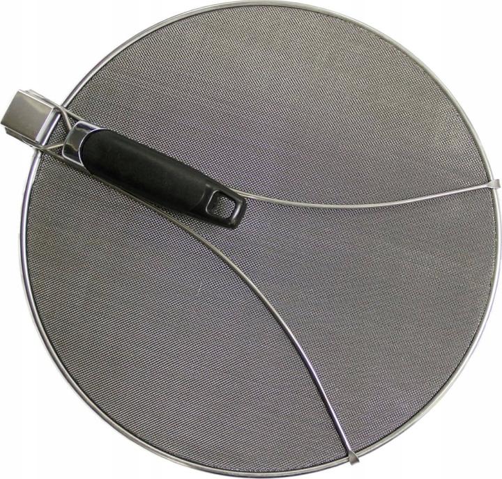Produktbild Maximex Spritzschutz mit Aktivkohle-Filter gegen Fettspritzer und Gerüche, Klappgriff (29 cm, Metall)