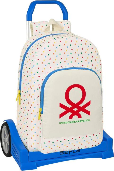 Produktbild Benetton Schulrucksack mit Rädern Topitos (30 x 46 x 14 cm) (14 l)