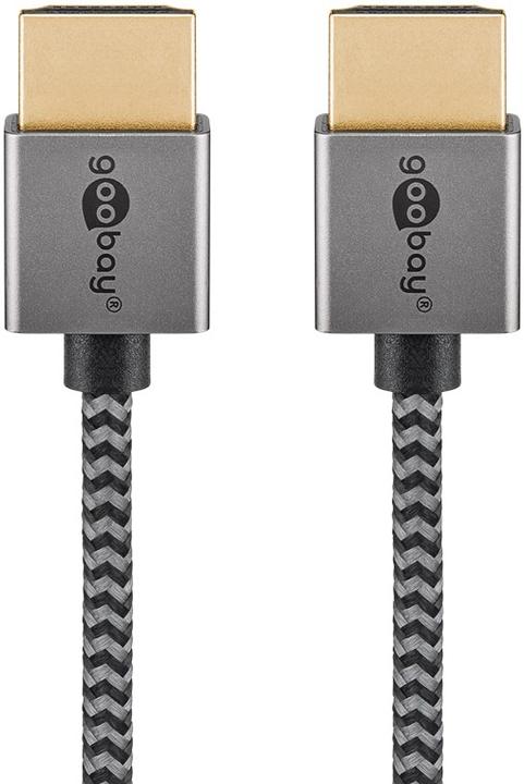 Produktbild Goobay Slim High-Speed-HDMI-Kabel mit Ethernet (3 m, HDMI)
