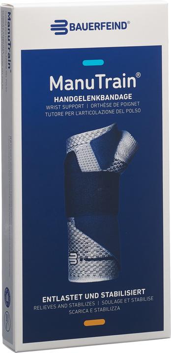 Produktbild Bauerfeind Aktivbandage links titan (4)