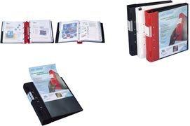 Actual product image Wedo ERGOGRIP presentation folder, 38 mm, black Front cover & back cover: black, DIN A4, filling height (A4, 38 mm, 1 Piece)