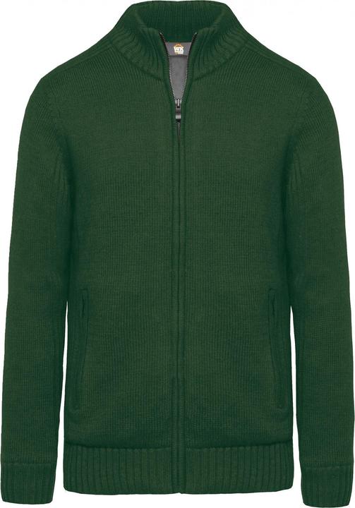 Kariban Fleece-gefütterte Strickjacke