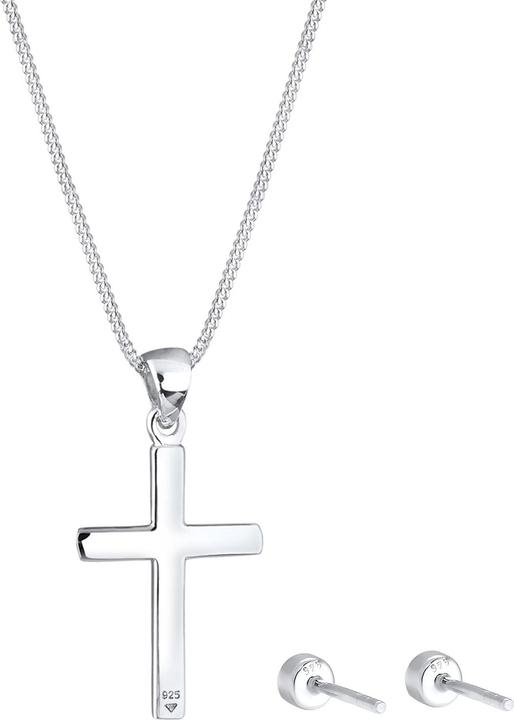 Elli Kreuz, Solitär-Ohrring (925er Sterling Silber)
