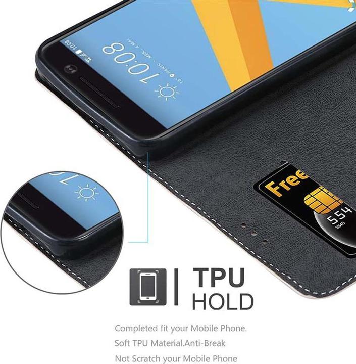 Actual product image Cadorabo Book X Wallet Cover (HTC One M10)