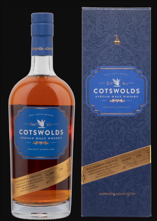 Produktbild Cotswold Single Malt Founder's Choice Cask Strength (Single Malt, Scotch Whisky)