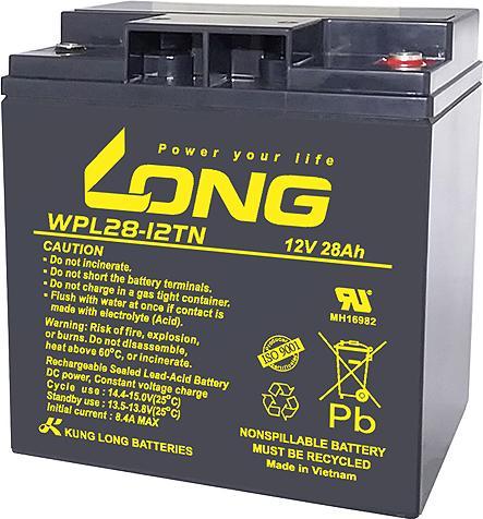 Image du produit Kung Long Akku WPL28-12TN F6 (12 V, 28 Ah)