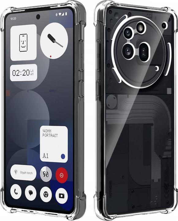 Actual product image Techsuit Shockproof Clear Silicone (Nothing Phone (3a) Pro)
