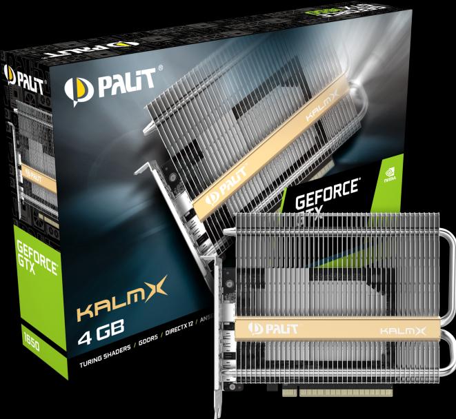 Produktbild Palit GeForce GTX 1650 KalmX (4 GB)