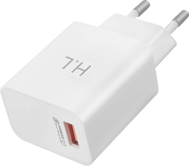 Actual product image Avizar Qualcomm Quick Charge 3.0 3A power adapter + USB-C cable (18 W)