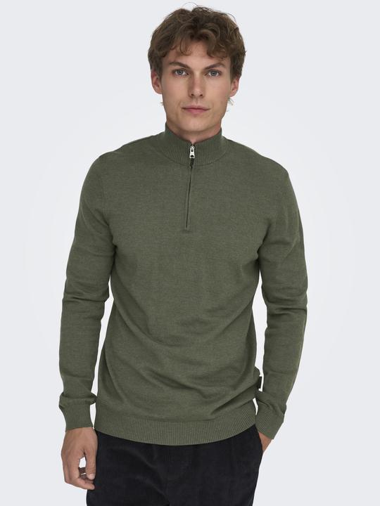 Actual product image Only & Sons Regular fit round neck pullover knitted jumper (L)