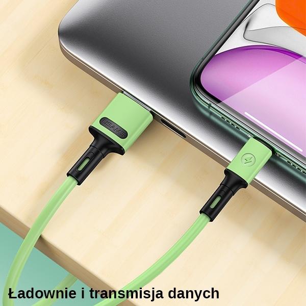 Image du produit Usams Câble U52 USB-C 2A Fast Charge 1m purpurowy/purple SJ436USB04 (US-SJ436) (1 m, USB 3.2 Gen 1)