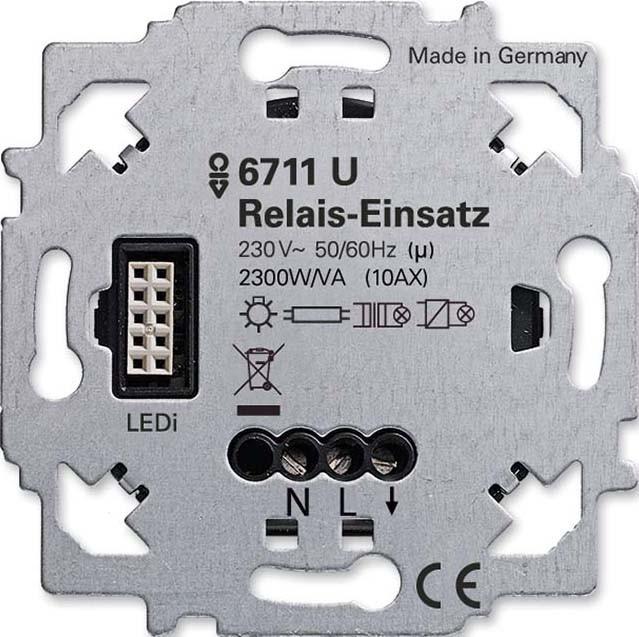 Produktbild Busch-Jaeger 6711U Universal Relais-Einsatz 6711 U ZigBee Light Link