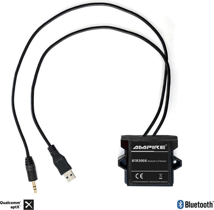 Immagine prodotto Ampire Ricevitore Bluetooth, jack da 3,5 mm, USB (Emittenti)