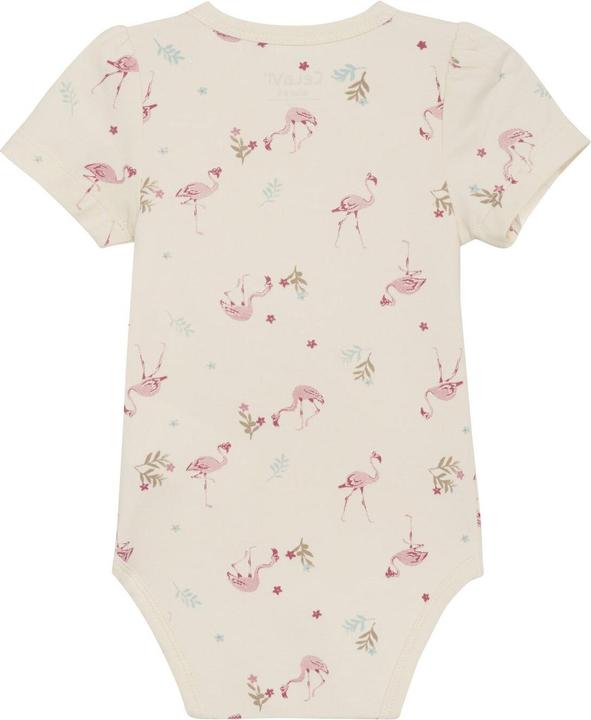 Actual product image CeLaVi Bamboo bodysuit short sleeve Brandied Apricot (80)