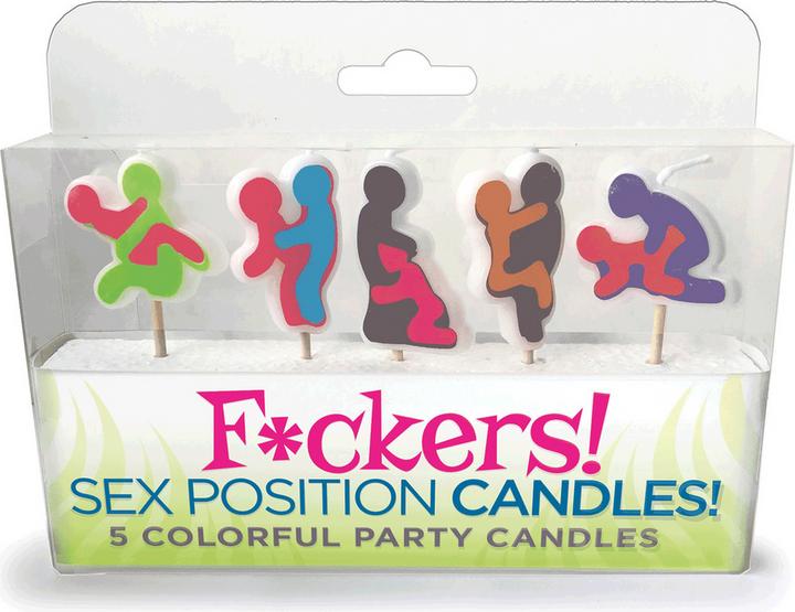 Little Genie Productions F*Ckers! Sex Position Candles (Würfelspiel)