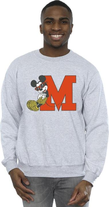 Actual product image Disney Mens Mickey Mouse Leopard Trousers Sweatshirt (XL)
