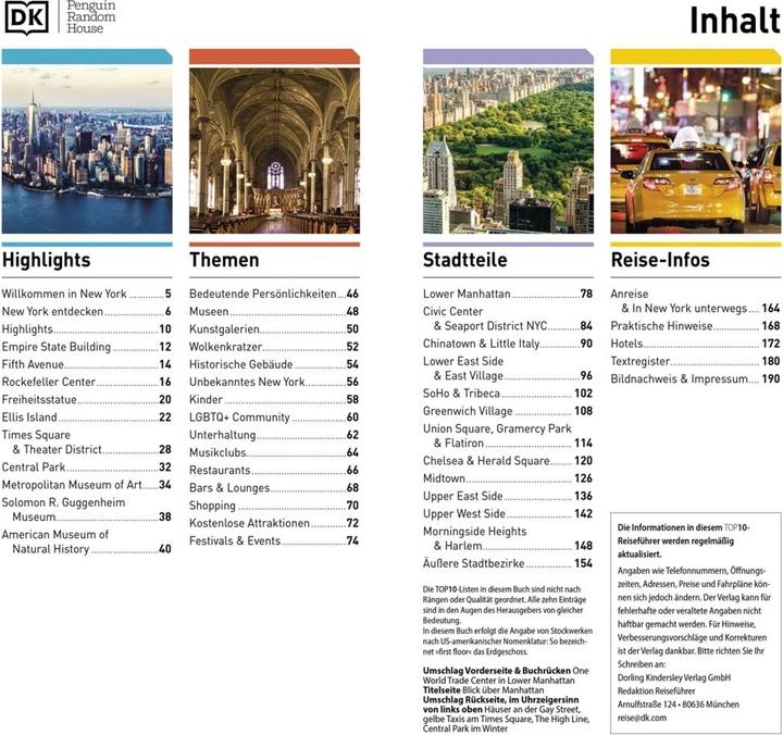 Produktbild TOP10 Reiseführer New York (Deutsch, DK Verlag Reise, 2023)