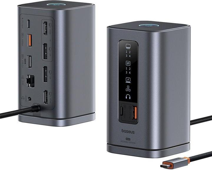 Produktbild Baseus Spacemate 11-in-1 Docking Station (USB-C, 11 Ports)