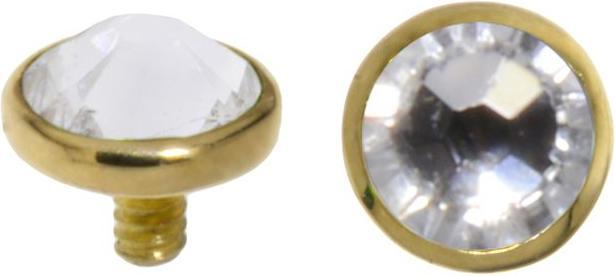 Immagine prodotto Bijouteria Chiusura Dermal-Anchor (Oro 18K, Vetro (di orologio))