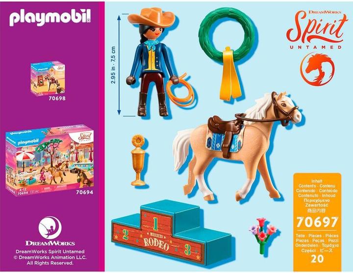 Actual product image Playmobil Rodeo Pru (70697, Playmobil Spirit)