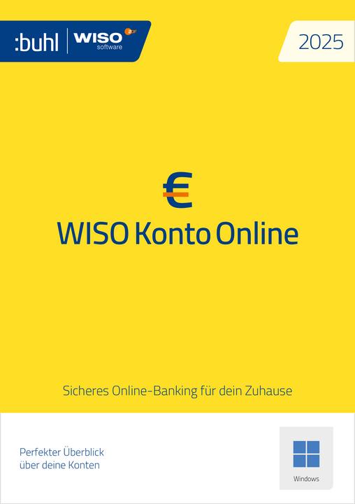 Produktbild Buhl Data Service WISO Konto Online 2025 Download Code (1 User, 1 Geräte/User, unbegrenzt)
