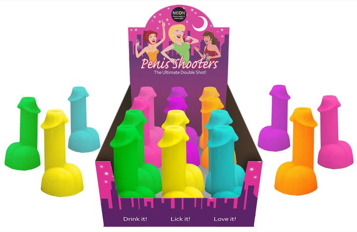 Image du produit Kheper Games Neon Shots Form Penis 1 Unité (Couleur Aléatoire) (Divers)