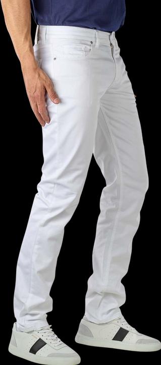 Image du produit Alberto Jeans Pipe T400 blanc (W36/L32)