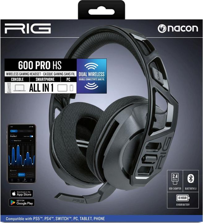 Actual product image Nacon Gaming RIG 600 PRO HS (Wireless)