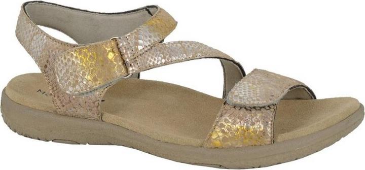 Mod Comfys Sandalen Foliendruck Wildleder