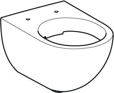 Produktbild Geberit splrandloses Tiefspl-WC Acanto wandhngend wei Keratec 500600018