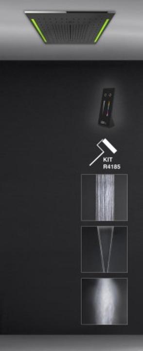 Actual product image Gessi Colour, multifunction shower installation system, 505x505 mm, spray type rain, mist, surge, in