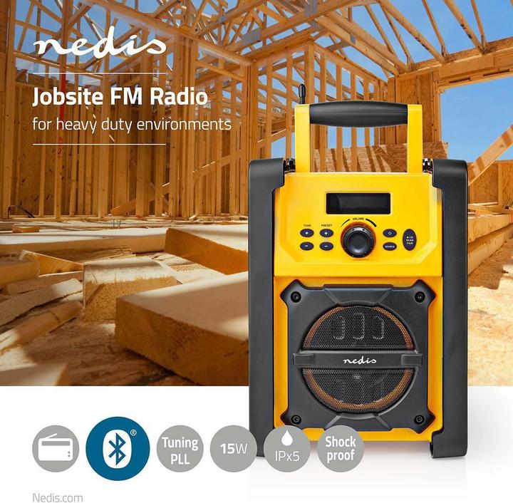 Actual product image Nedis FM Radio RDFM3100YW (FM, Bluetooth)