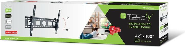 Immagine prodotto Techly Staffe LED/LCD 42"-100" nero (Muro, 100", 70 kg)