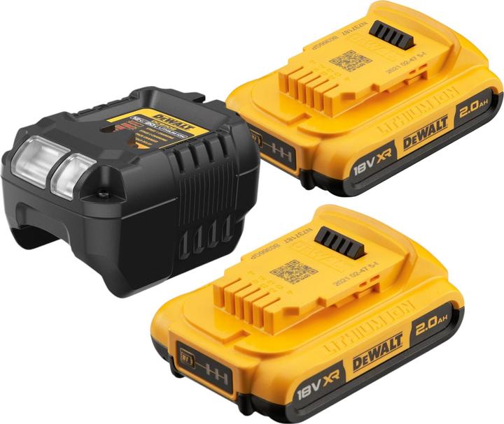 Immagine prodotto DeWalt DCH 273 D2 Akku Kombihammer 18 V 2,1 J SDS Plus Brushless + 2x Akku 2,0 Ah + Ladegerät (Batteria)
